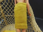 barbie pak gold knit skirt back